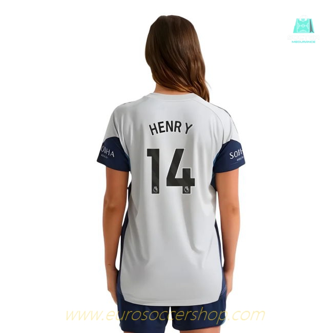 2025-2026 Arsenal Training Shirt (Grey Two) - Womens (Henry 14)