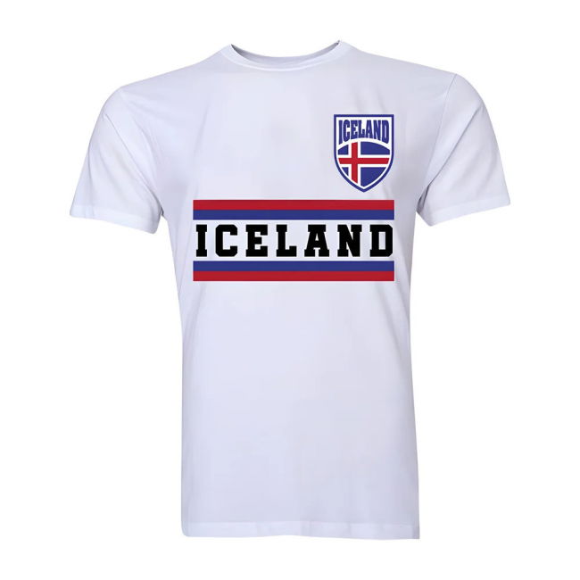 Iceland Core Football Country T-Shirt (White) Holland Holland
