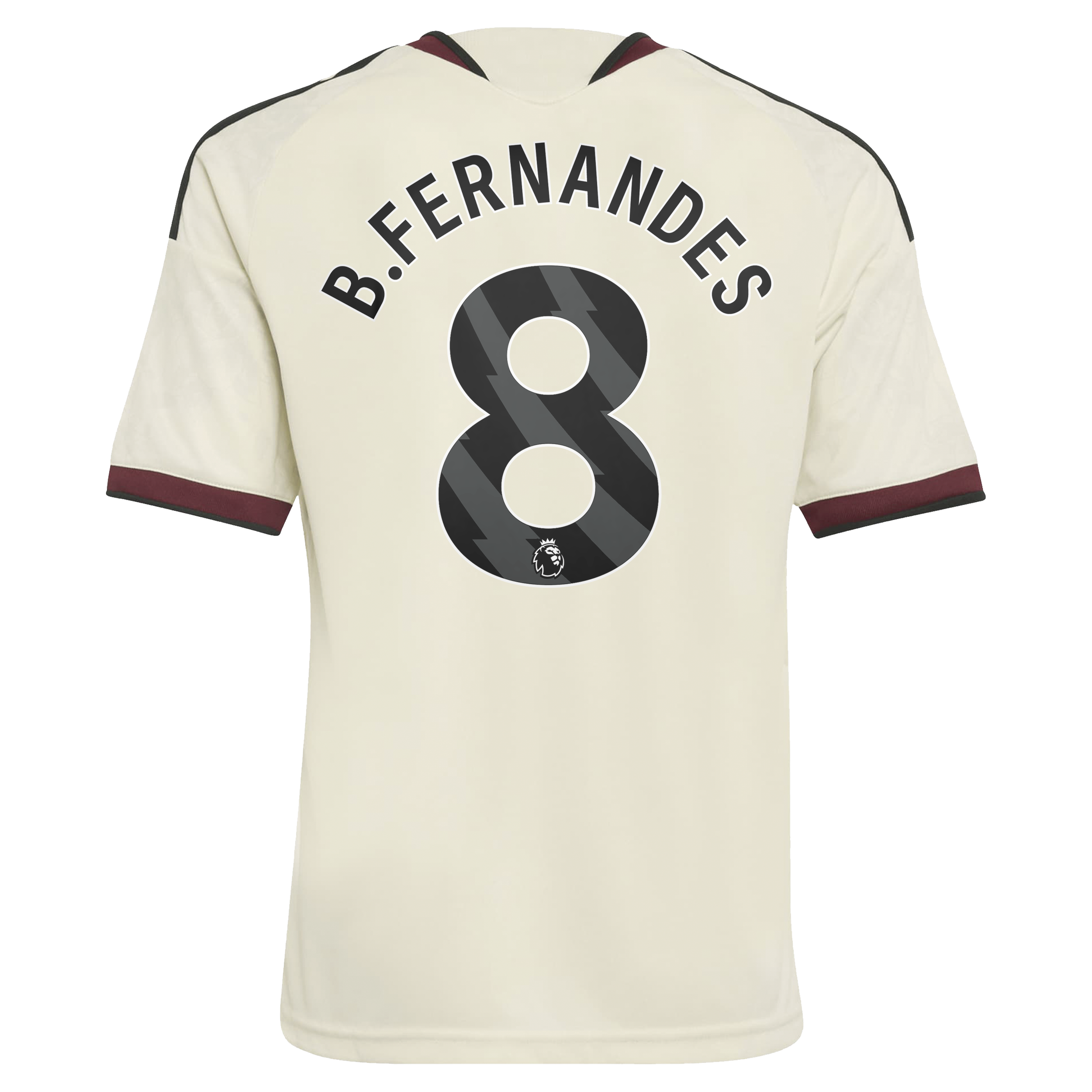 [SJH] Bruno Fernandes Manchester United Youth 2026/27 Third Replica Jersey - Cream