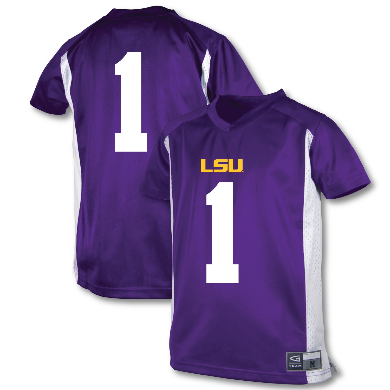 [NJP] LSU Tigers Garb Football Jersey - Purple