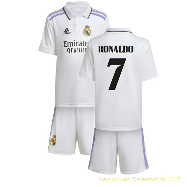 2022-2023 Real Madrid Home None - Durable Soccer - Official, Kit