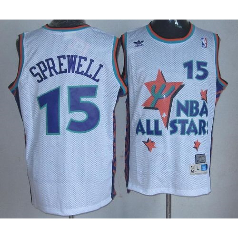 Pro Grade 15 White Jersey - - Basketball Fan Gear