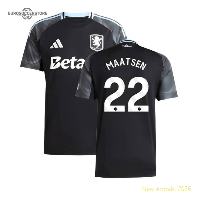 Authentic Away Aston Villa Maatsen Jersey 2025-2026 Durable