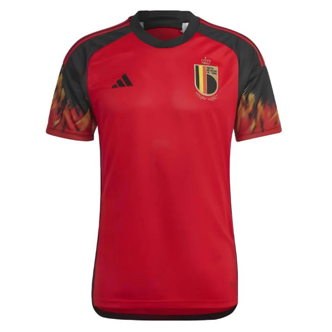 Authentic 2022-2023 Belgium Home World Breathable Team Championship