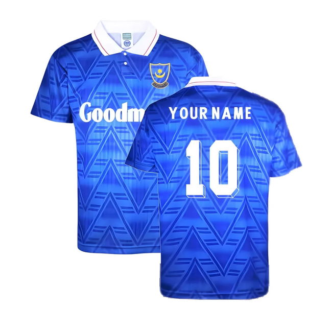Licensed Portsmouth 1992 FA Cup Semi Final Shirt (Your Name)