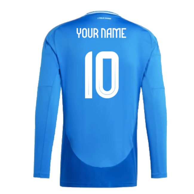 Authentic European Team 2024-2025 Home Long Sleeve Shirt