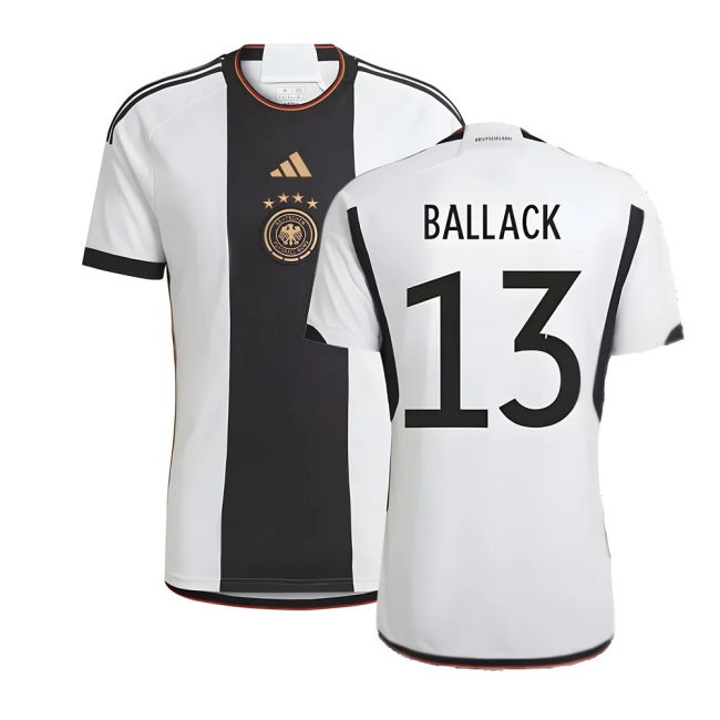 BALLACK 13 Germany A Team Professional Grade Home Player Jersey