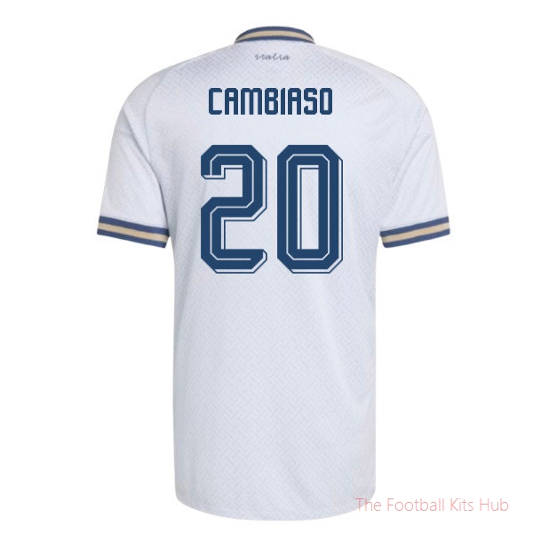 2026-2027 Italy Authentic Away Shirt (Cambiaso 20)
