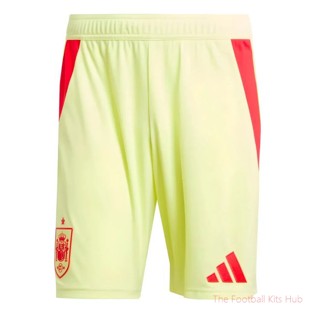 2024-2025 Spain Away Shorts (Yellow)