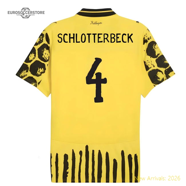 Genuine 2025-2026 Kidsuper X Borussia Dortmund Cwc Home Shirt (Schlotterbeck