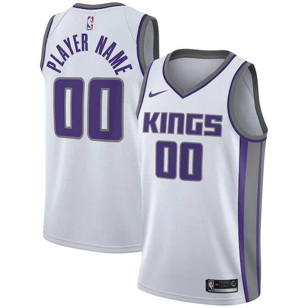 Sacramento Kings SAC Swingman Jersey - fashionable top-tier - White