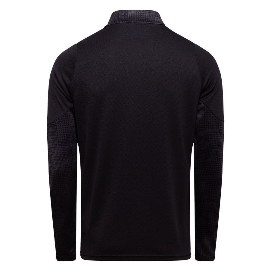 Marseille Training Shirt 1/4 Zip - PUMA Black/Team Aqua Kids