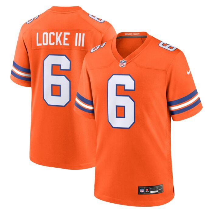 None Men's DEN Broncos Victory Premium Material Jersey Game Day Wear