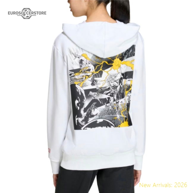 Genuine 2025-2026 Real Madrid Marvel Hoody (White) - Kids