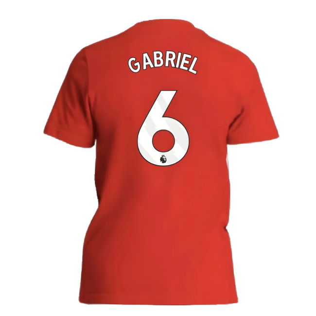 2024-20 Arsenal Authentic Home Jersey Gabriel #6 L S Kids