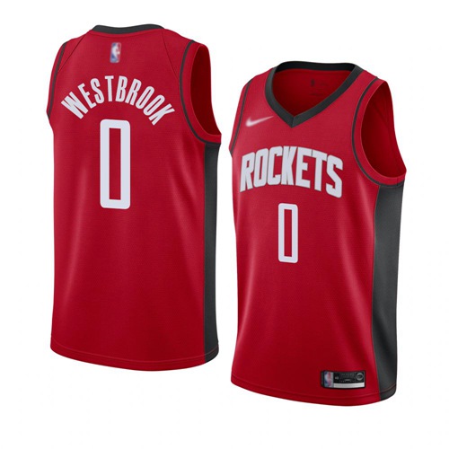 High-Quality Houston Rockets Russell #0 NBA Team Jersey Performance