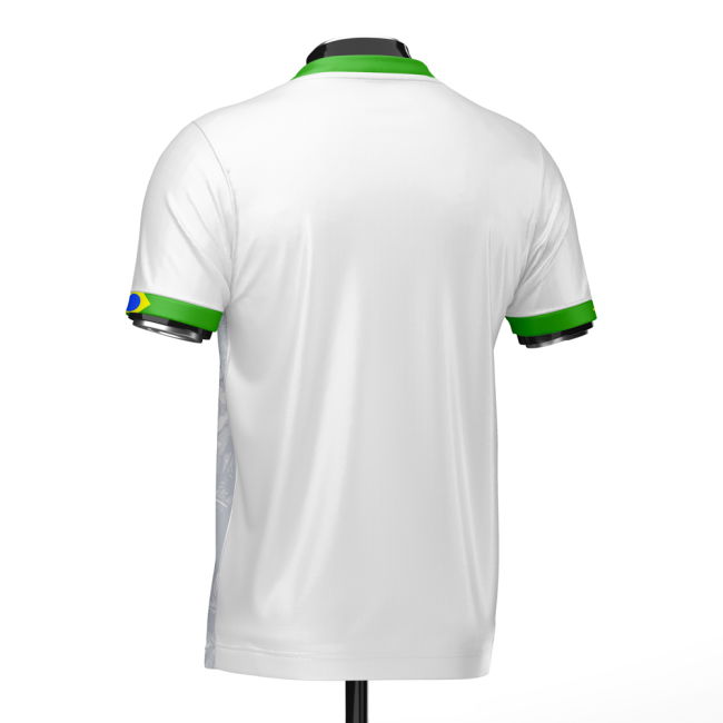 Jersey Brazil Heritage Football Jersey (Wolvate) Adult Short Sleeve