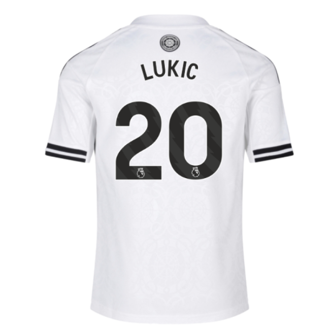 Fervent Fulham Fulham Home Shirt Kids Lukic #20 Professional Grade...