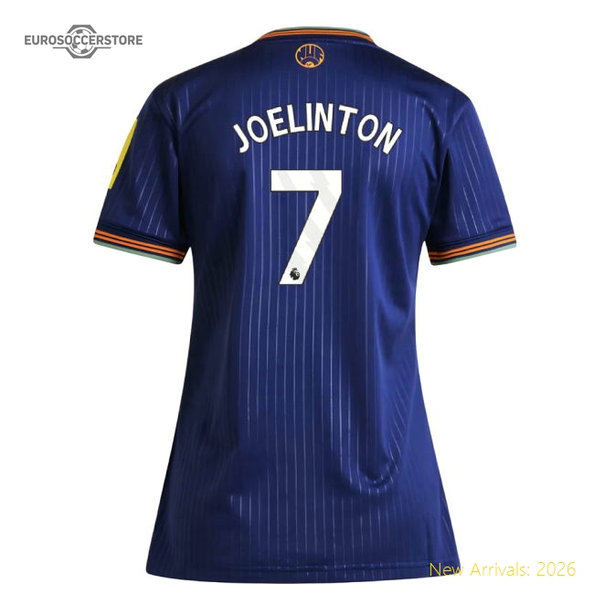 2025-2026 Newcastle Third Top (Womens) (Joelinton 7) Fan Edition