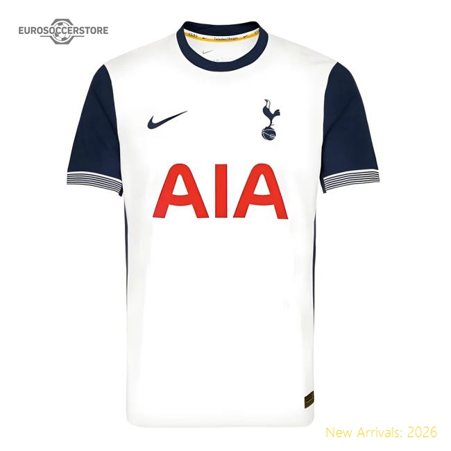Excellent 2024-2025 Tottenham Hotspur Hotspur Authentic Home Shirt