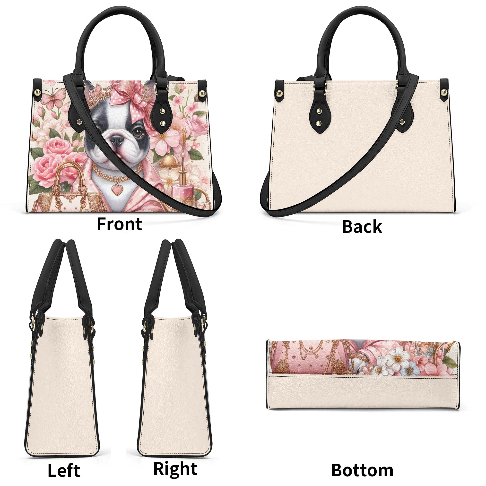 Roxy - French Bulldog Luxury Women Handbag For French Bulldogs