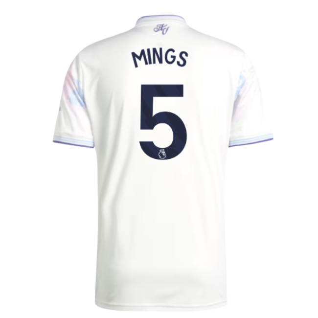 Aston Villa 2025-20 Third Football Kit Mings 5 L M S