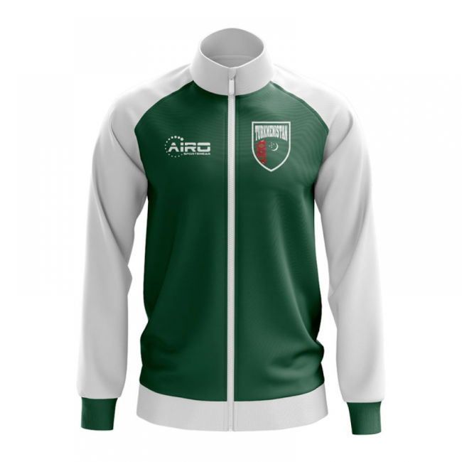 Elite Match-Ready Turkmenistan Concept Football Track Jacket (Green)