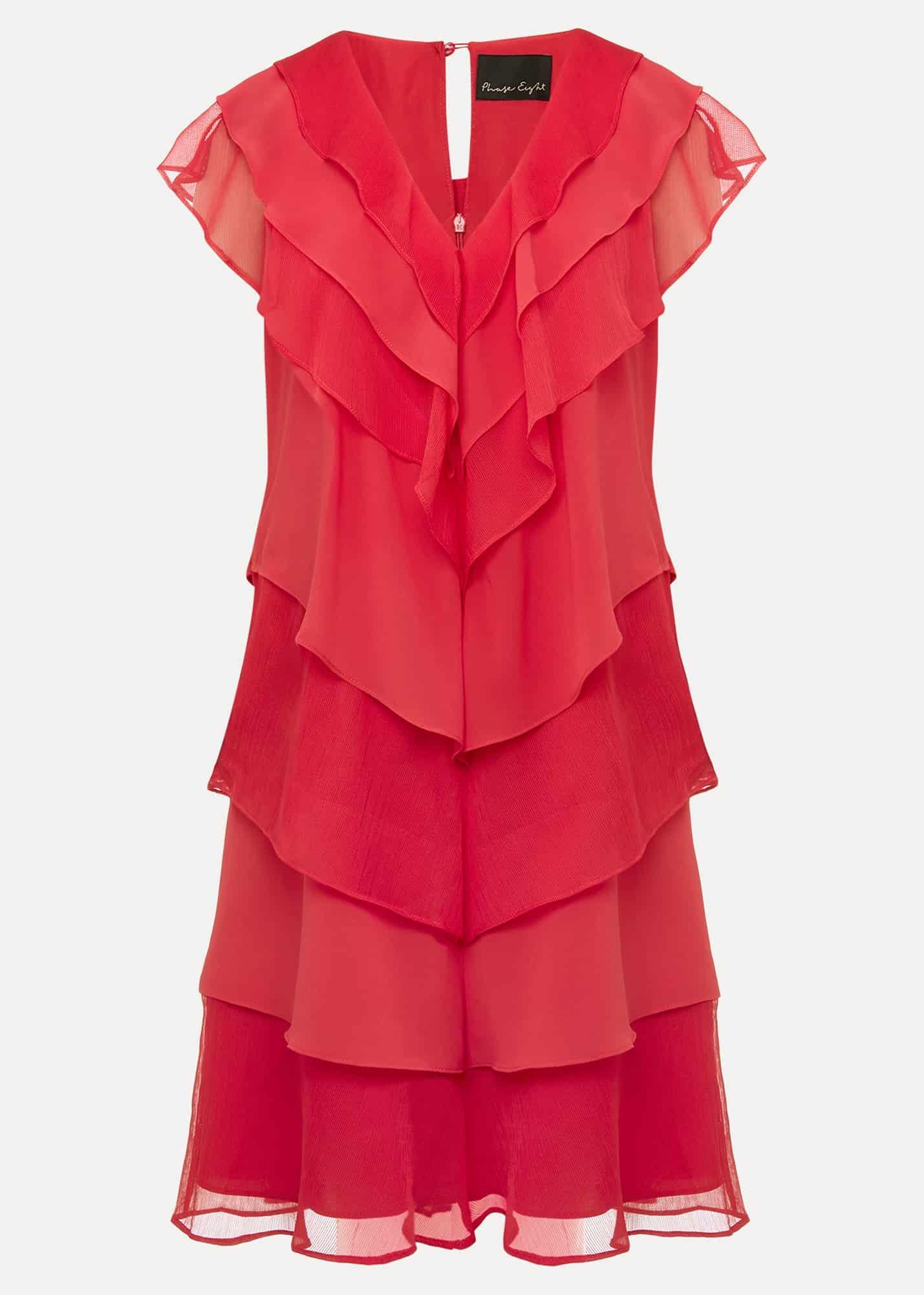 Sage Pleated Ruffle Mini Dress