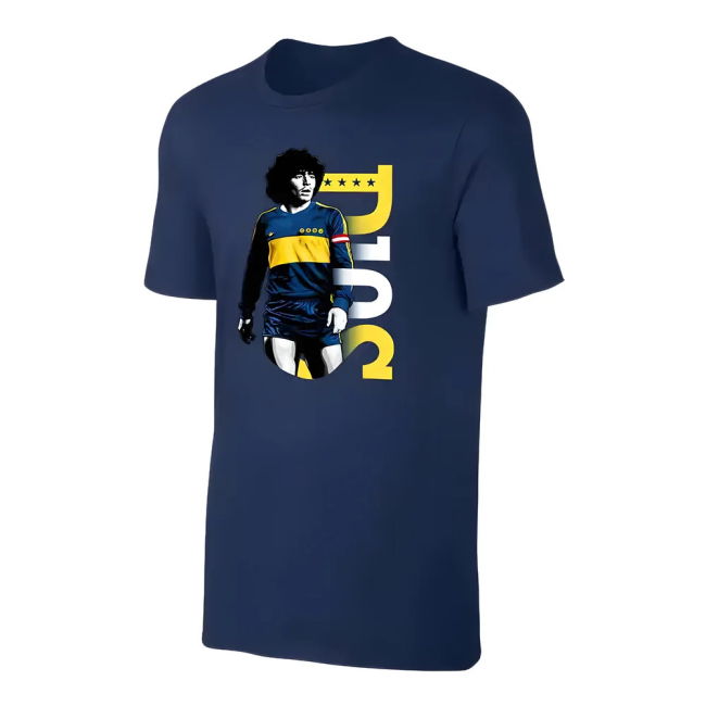 Elite Top-Tier Boca D10S 21 T-Shirt, Dark Blue Match-Ready