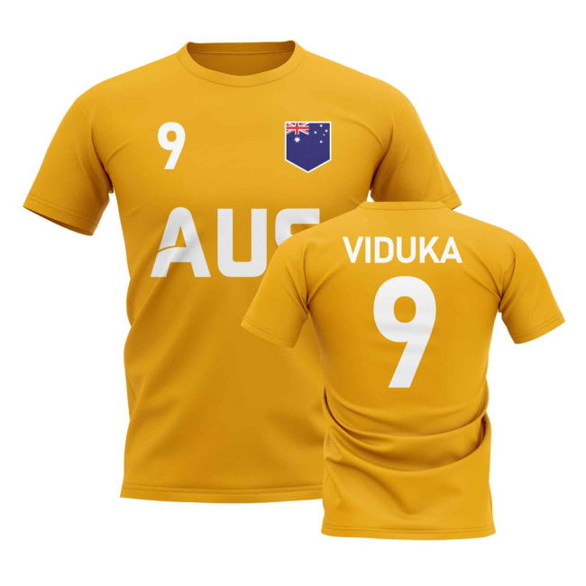 Match Mark Viduka Country Code Hero T-Shirt (Gold) National