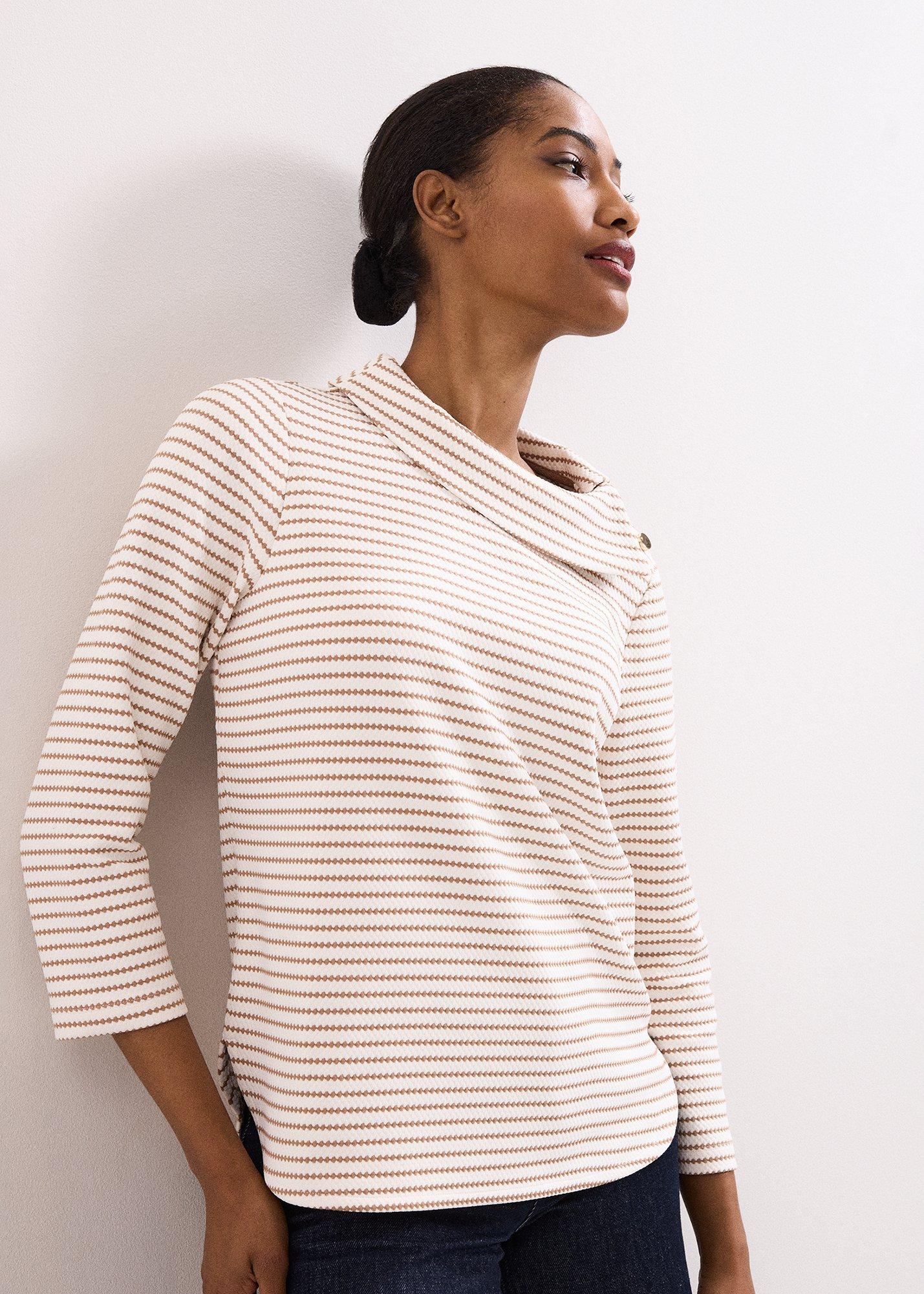 Remy Stripe Textured Top