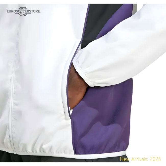 2025-2026 Man Utd Presentation Jacket (White) Supporter Version