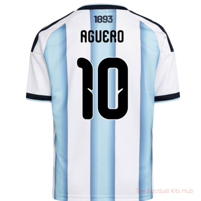2026-2027 Argentina Home Shirt (Kids) (Aguero 10)