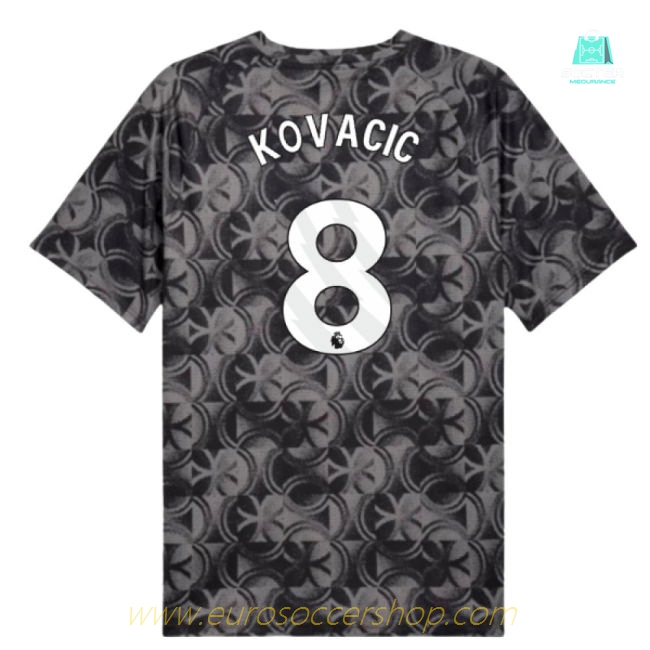 2025-2026 Man City Warm Up Jersey (Black) (Kovacic 8)