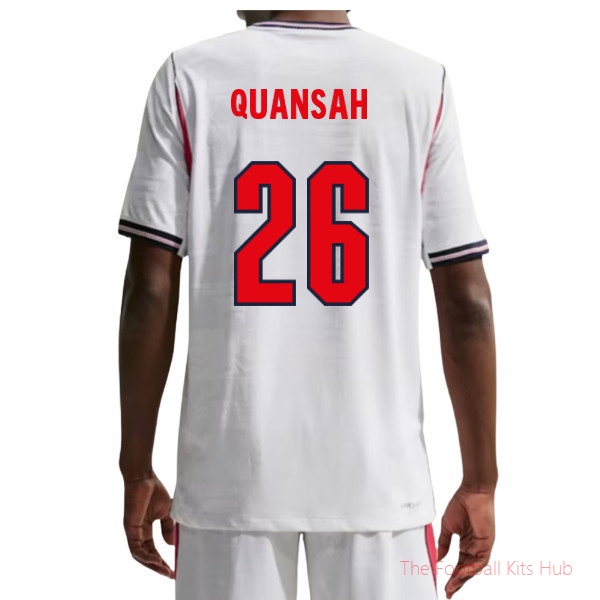 Stadium England Aero-Fit 2026-2027 Home Shirt (Quansah 26)