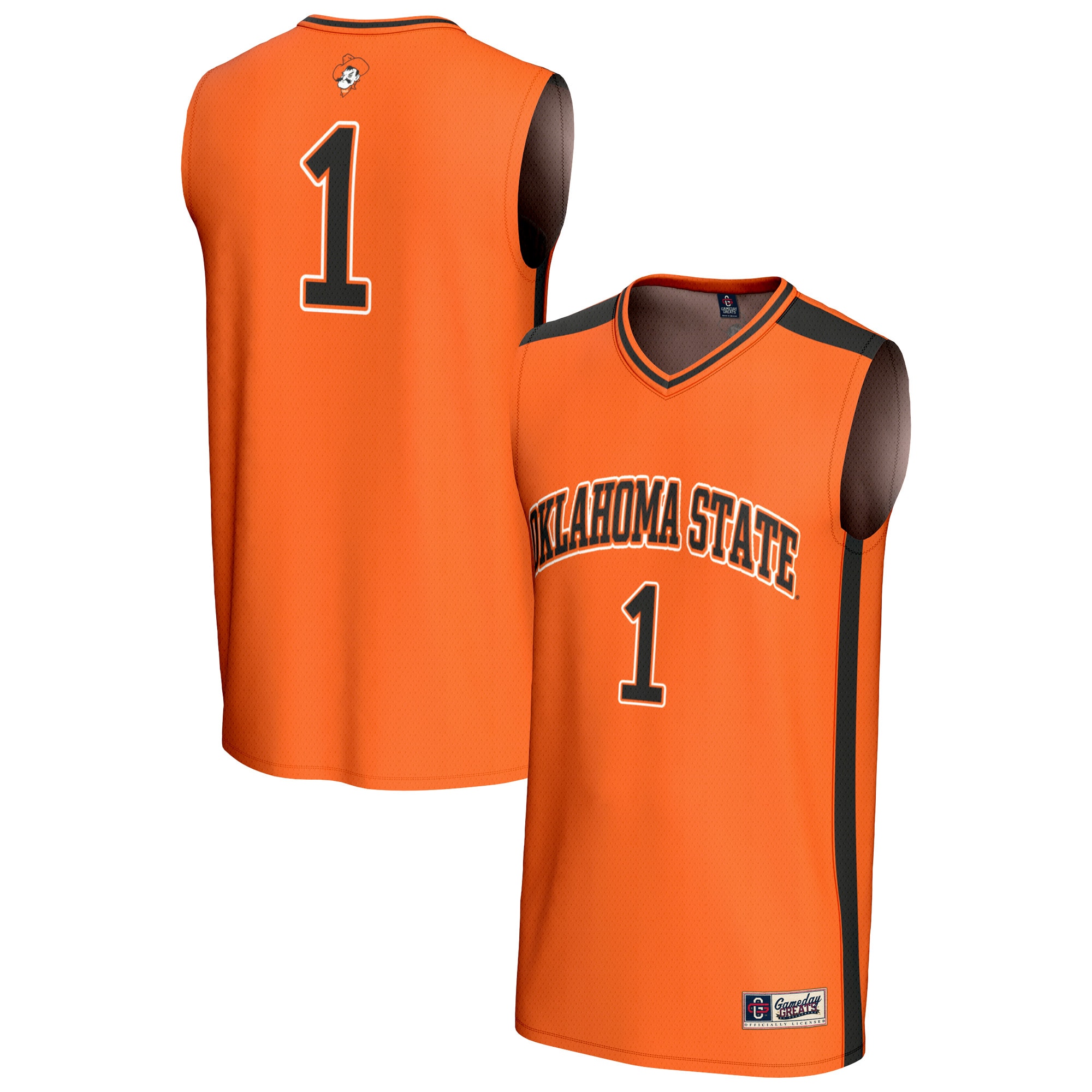 [NJP] Oklahoma State Cowboys GameDay Greats Youth Lightweight Collegiate Basketball Fashion Jersey - Orange