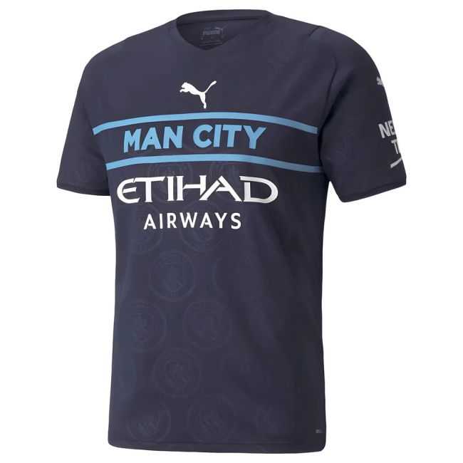 Man City 2021-20 Third Football Shirt Featuring M S