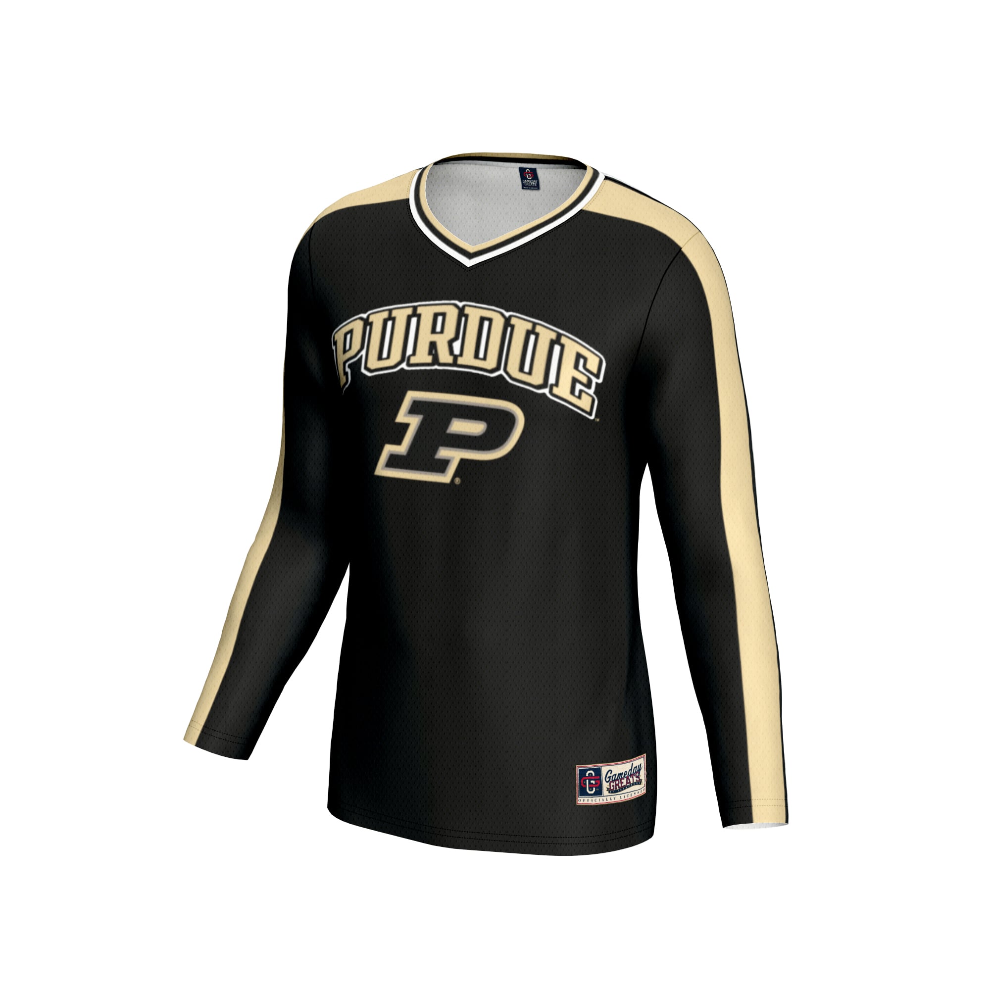 Purdue Boilermakers GameDay Greats Unisex #1 Lightweight Volleyball Fashion Jersey - Black