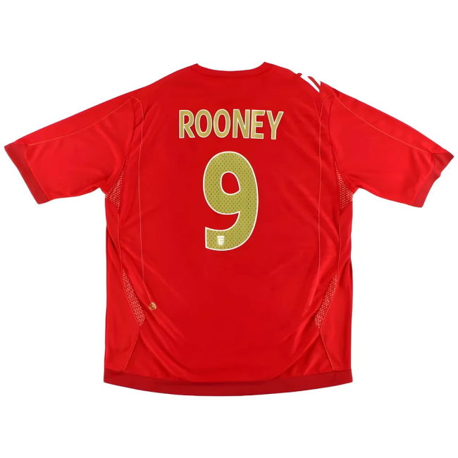 Premium England 2006-08 Away Kit Euro Replica Authentic Match