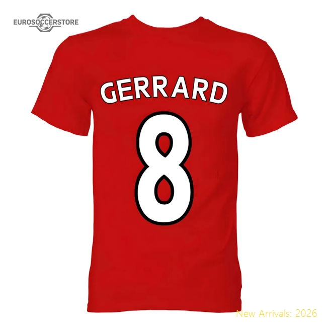 Official Steven Gerrard Liverpool Hero T-shirt (red) - Premium