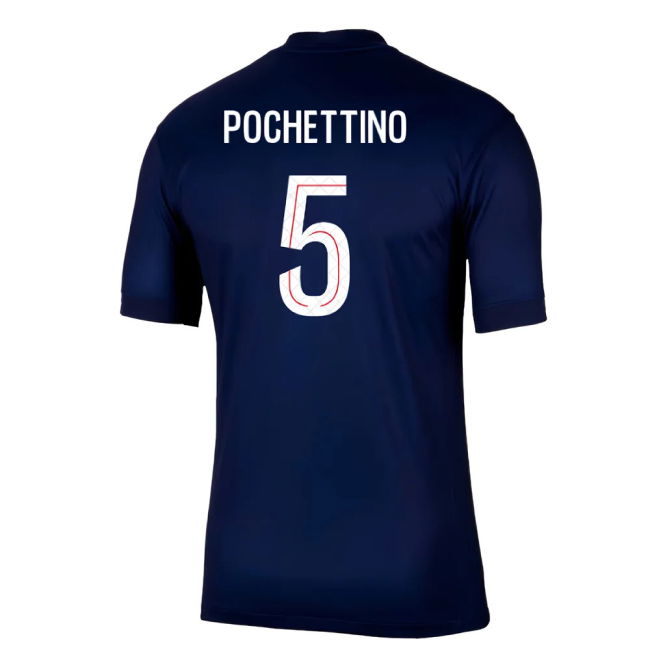 PSG 2025-2026 Home Football Jersey (Pochettino 5) | Premium