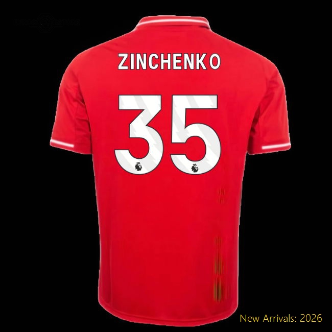 Football Team Kids Durable Zinchenko Jersey 2025-2026 Flexible