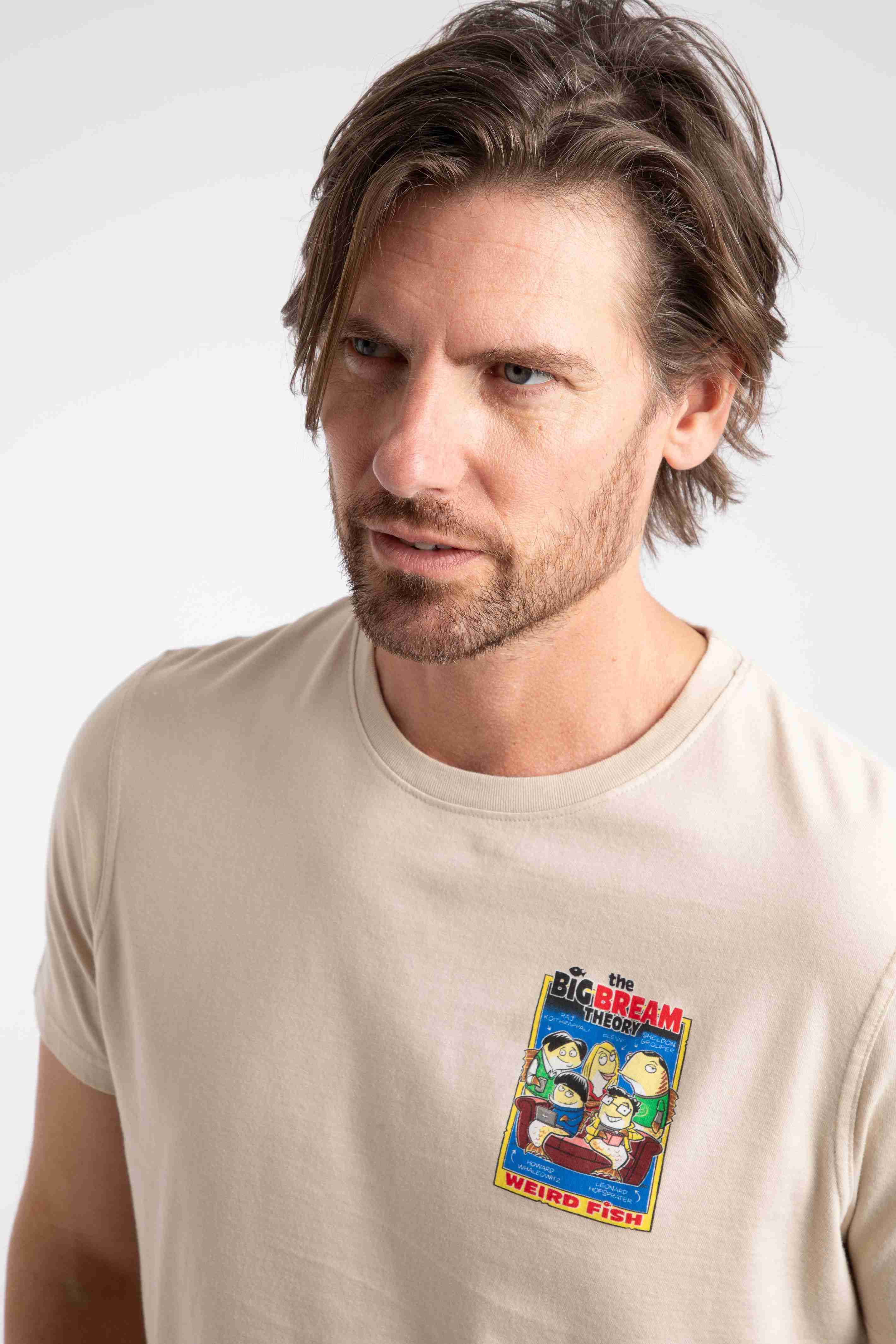 Big Bream Theory Back Print Artist T-Shirt String