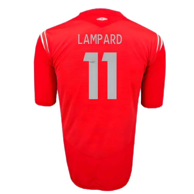 Lampard 11 High Quality England 2004-2005 Away Shirt