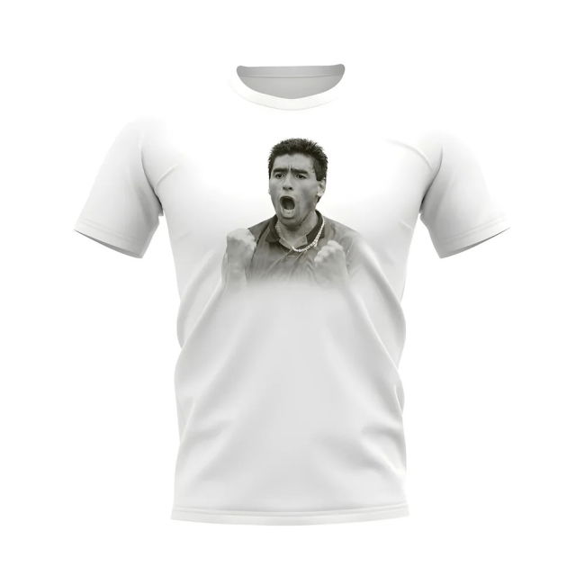 Professional Diego Maradona Argentina Legend T-Shirt (White)