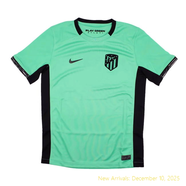 2023-2024 Atletico Madrid Third Shirt - Authentic Match Day - Kids...