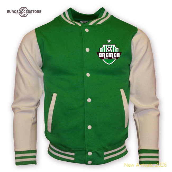 Werder Bremen College Baseball Jacket (green) - Kids
