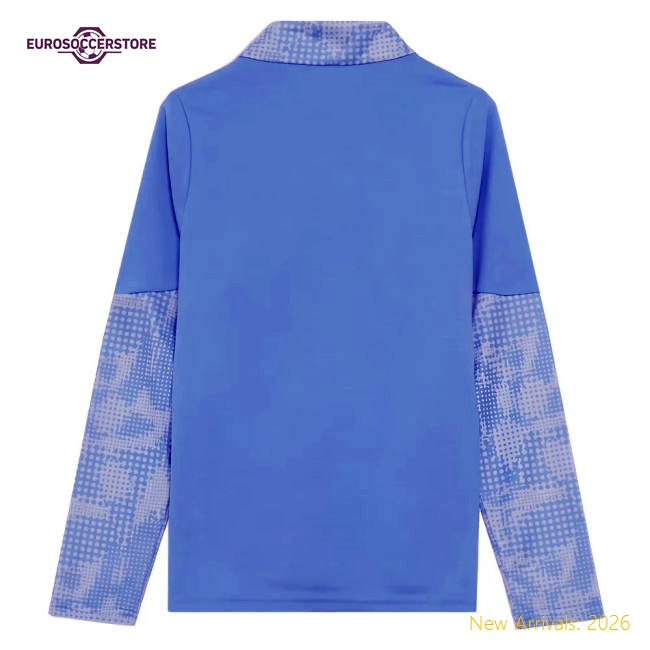 2025-2026 Man City Kids Safe City Training Jersey Performance Fabric