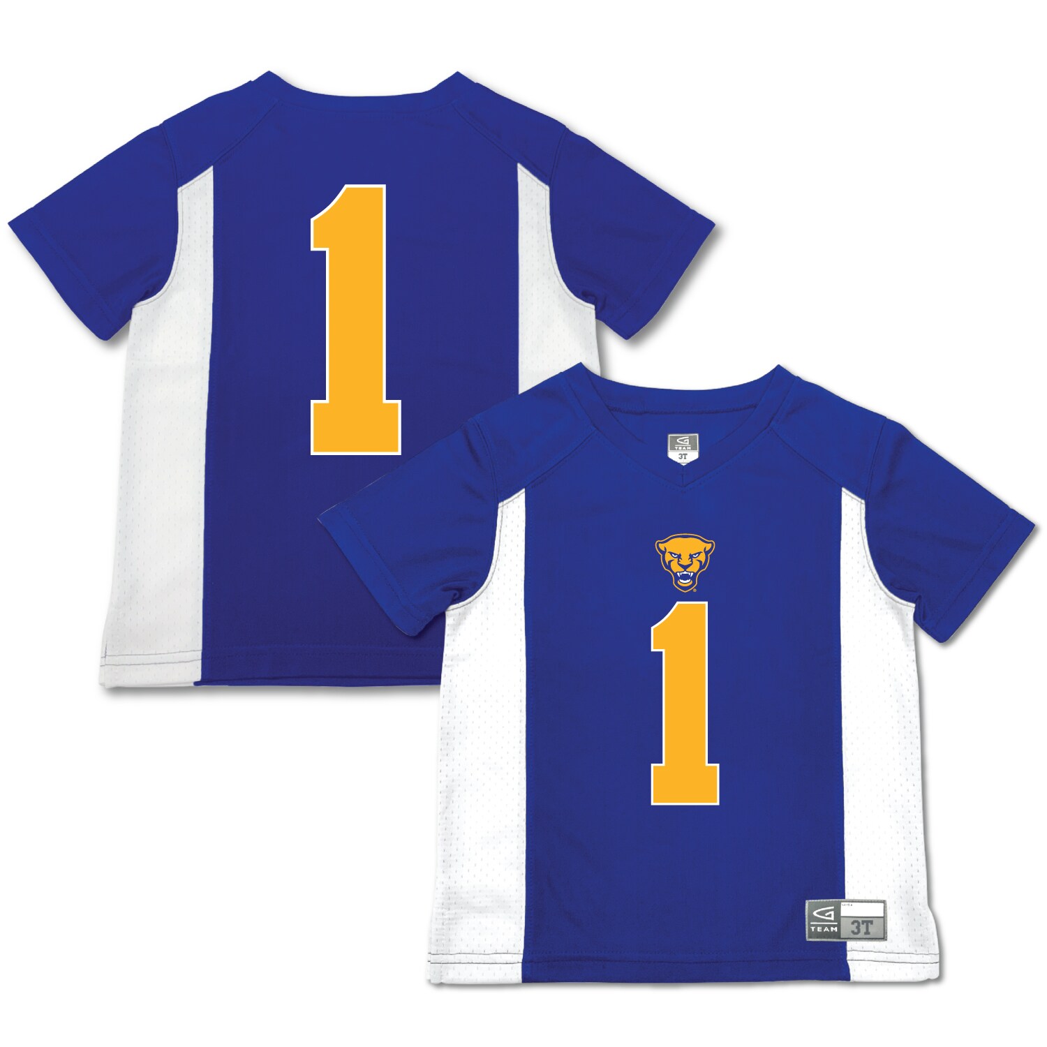 #1 Pitt Panthers Garb Toddler Football Jersey - Royal