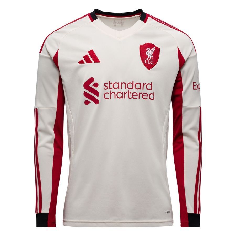 Liverpool Away Shirt 2025/26 Kids Long Sleeves Adidas National Team Wear